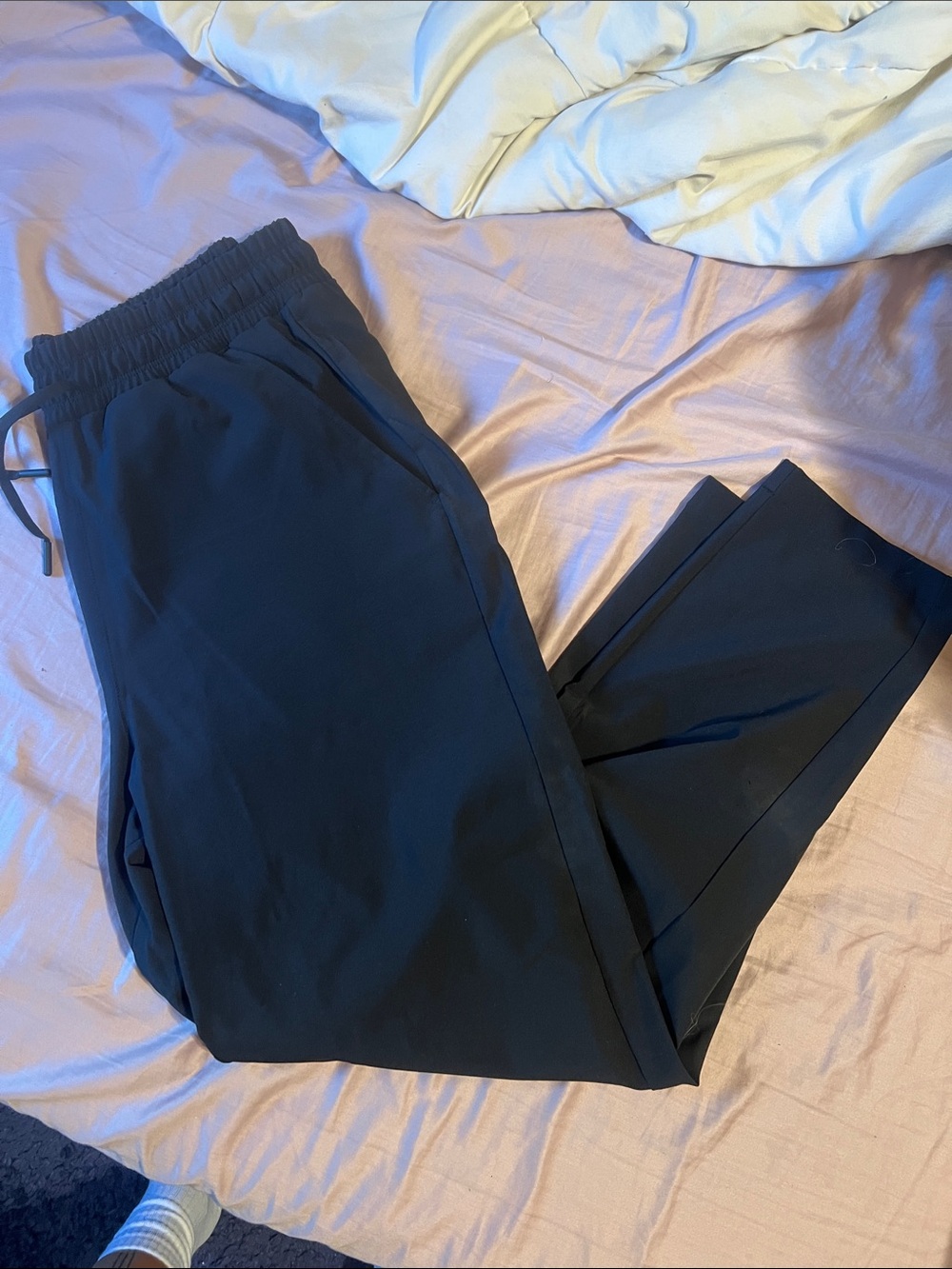 all in motion Black Elastic-Waist Jogger Pants
